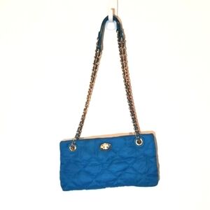 DKNY Quilted Chain Clutch Baguette Crossbody
